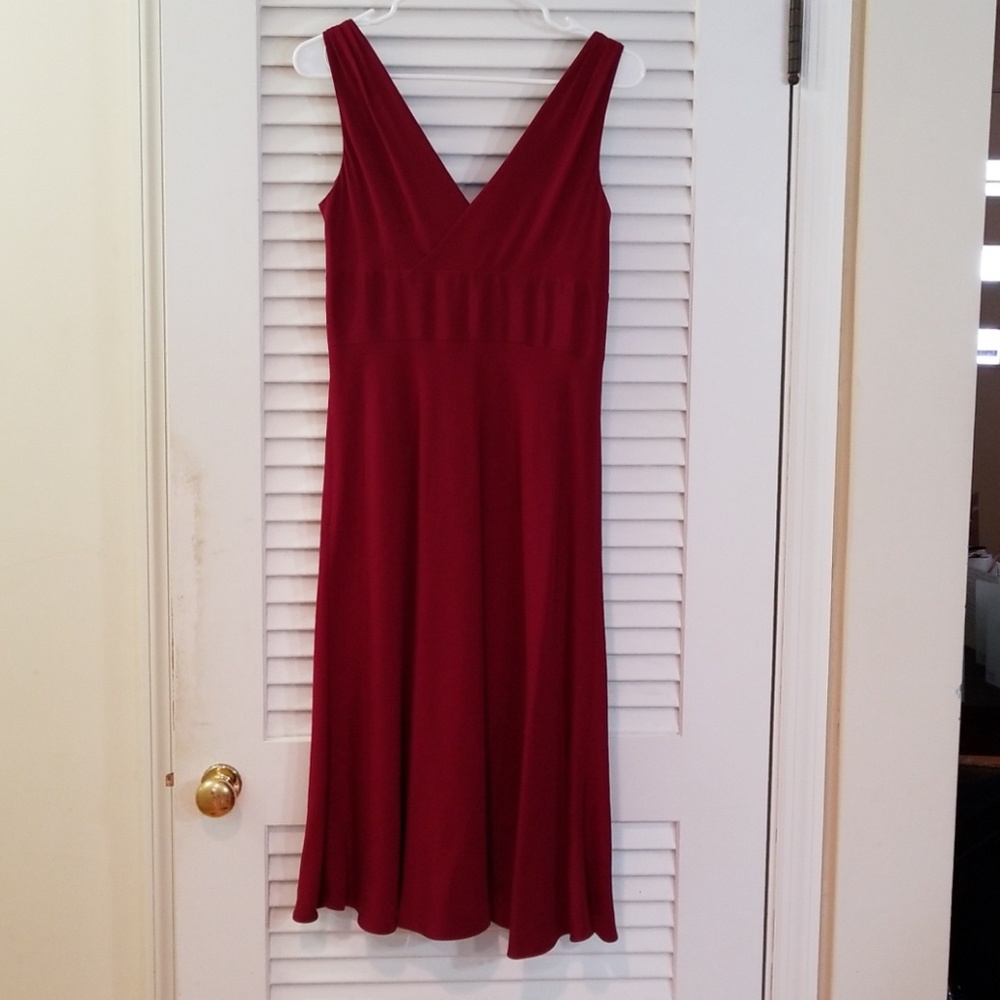 Cranberry a-line dress